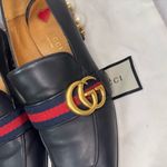 Gucci  Peyton GG Pearl Loafer Pumps EU 35 1/2 US 5.5 Black Leather Block Heel. Photo 3