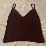 Brandy Melville  | Burgundy Red V Neck Tank Italy Photo 1