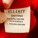 Elliatt Women's Red Satin V-Neckline Sleeveless Satin Midi Dress Size XS Photo 9