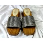 Jessica Simpson  Rexile Silver Shimmer Sand Sandals Silver 7 Photo 15