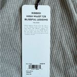 Alo Yoga NWT Alo Blissful Yoga Ribbed High-Waisted Leggings Grey Photo 1