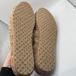 Toms Tweed Slip On Casual Comfort Shoes Flats Loafers Womens Size 7 Tan Woven Photo 4