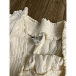 American Eagle American‎ Eagle Outfitters Ivory Cotton Embroidered Off Shoulder Tunic Dress M Photo 9