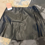 black leather skirt Size M Photo 0