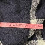 Rails  x Free People Shirt Button Up Top Navy  Plaid Western Boho Photo 5