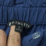 Athleta Atleta Women's Navy Blue Paperbag Waist Pants Photo 6