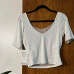 Lululemon Ribbed Modal Tee  Micro Half Sleeve 8 Photo 1