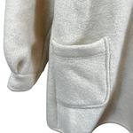 Vintage J. Kaufmann Wool Jacket Coatigan Ribbed Knit Trim Long Cream Size 10 Photo 8