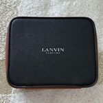 Lanvin Black and Brown Cosmetic Bag Photo 4