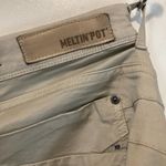Meltin' Pot women's size 31 light stone skinny fit soft stretchy chino pants Photo 4