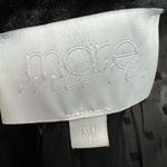 Mare Mare Women’s Hunt Velvet Sheer Polka Dot Blouse Black Size Medium M Photo 8