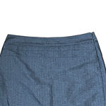 The Limited  Pencil Skirt Size 12 Chambray Blue Lined Womens Side Zip 36X20‎ Photo 1