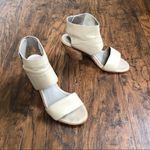 Eileen Fisher • Arts Ankle-Cuff Sandal stone beige wrap heel washed leather Photo 14