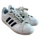 Adidas Grand Court Womens Size 9.5 White Black Athletic Shoes Sneakers Photo 0