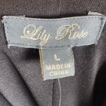 Lila Rose Lily Rose stunning silver and blue waterfall sequin mini dress size large NWT Photo 4