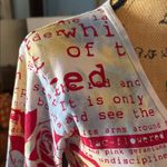 Glima Y2K Colorful Text Collage Floral Print Graphic V Photo 2