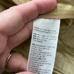 Chico's Size 2P US 12 14 Petite Linen Blend Trench Lightweight Pockets Crinkle Photo 3