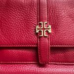 Tory Burch Red Pebble Leather Crossbody Bag Photo 3