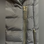 Mackage  Leather Sleeves Navy Blue/Black PUFFER Jacket Size XS EUC Photo 11