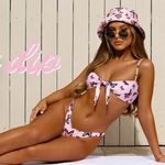 White Fox Boutique  Babe Butterfly 🦋 Print 2 Piece Set Swimsuit Photo 0