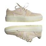 Jordan NEW Nike Woman’s Air 1 Elevate Low Sneaker size 10 Beige Photo 3
