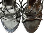 Bebe Metallic Silver Strappy Heeled Sandal Size 9 Photo 22