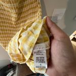 Mable yellow gingham plaid dress size small Gold Photo 10