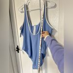 Old Navy NWT Half Zip One Piece swimsuit in light blue size XXL Photo 5
