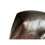 Rowallan Handmade Fine Brown Leather Crossbody Bag Purse Gold Tone Adjustable Photo 6