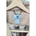Worthington Brown Women's Pea Coat Collared Long Sleeve Double Button - Small Photo 3