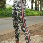 Spiritual Gangster Camo Rainbow Stripe High Rise Compression Yoga Leggings XS Photo 1