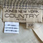 Jones New York Country Retro 70’s Plaid Mini Skirt SZ 10P Yellow Khaki Color Photo 9