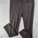J. McLaughlin  Brown Straight Leg Knit Button Pull On Pants Womens Size 8 Photo 0
