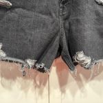 We The Free  People Makai High Waisted Cut Off Denim Shorts Rocky Beach Black Photo 6