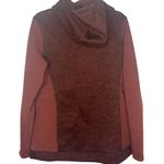 The North Face  Full Zip Fleece Hooded Sweatshirt Jacket Women's Large Maroon Photo 2