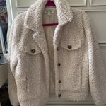 She & Sky  Cream Teddy Coat Photo 0