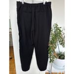 Vince Women's Black Crepe Tapered Pull-On Dress Pant, Size L,EUC Photo 3