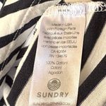 Sundry EUC  Striped Nautical Ruched Tee Dress Blue White Size Small Photo 6