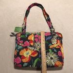 Vera Bradley hipster Jazzy Blooms Gray Floral Zip & Flap Adjustable Strap tablet Photo 2