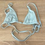 Monday swimwear ribbed bikini top Blue Size undefined Photo 0