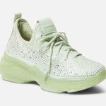 Bebe Women's Leyla Lace-Up Rhinestone Sneakers sparkly blingy festival Photo 0