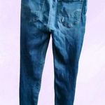 American Eagle Outfitters super super stretch x super hi-rise jegging in dark wash blue size 4. Photo 5