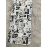 Reformation Comic High Rise Straight Leg Black /white Photo 4