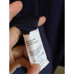 Suzanne Betro  Navy Sleeveless Cocktail A Line Pleated Dress Size M Photo 6