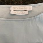 Altuzarra Powder Blue Flounce Ruffle Peplum Dress Size 38 Medium 8 Photo 8