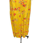 Anthropologie Londonderry Jumpsuit Wide Leg Floral Print Yellow Plus Size 16W Photo 5