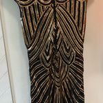 Gold & black beaded dress Photo 2