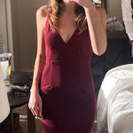 Lulus  Maroon Maxi Dress Photo 0