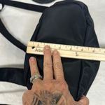 Black Medium Nylon Backpack with Padded Straps Photo 7