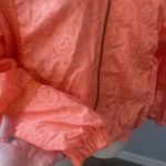 KOAS by Andy Johns Womens Small Full Zip Peach Rain Jacket Windbreaker Bold Orange Photo 3